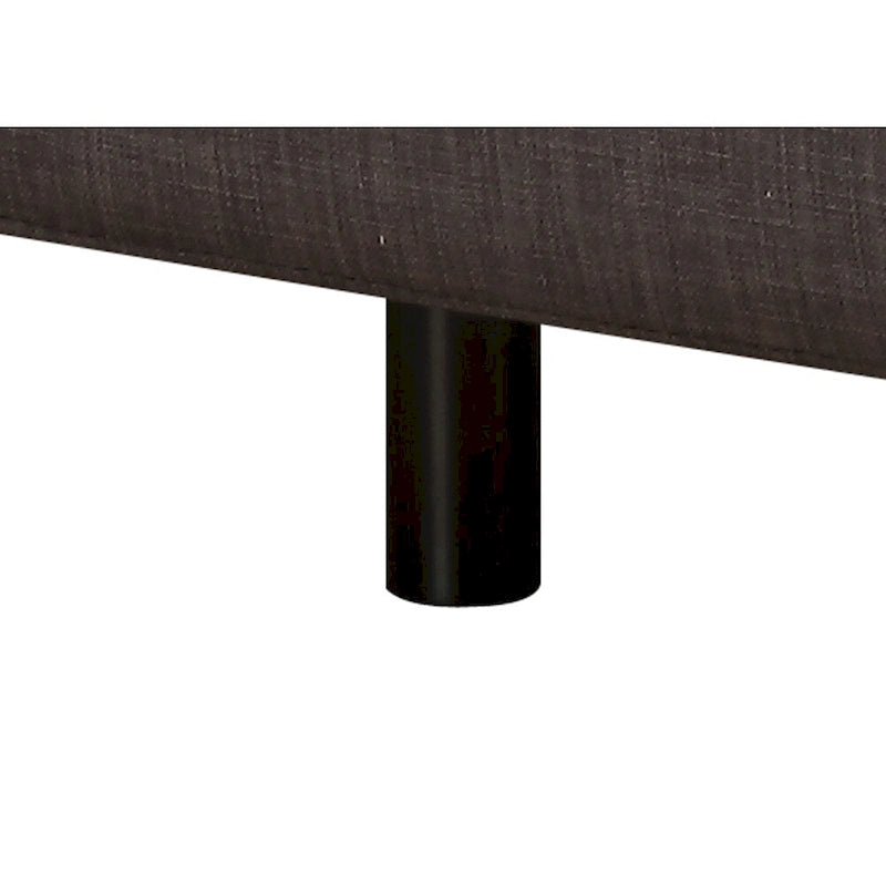 Canapé gris anthracite moderne du milieu du siècle