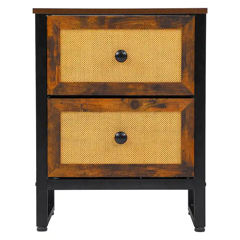 Commode en rotin Unité de rangement de placard pour chambre à coucher