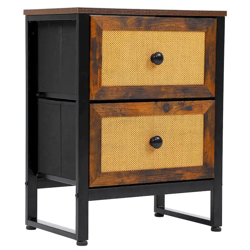 Commode en rotin Unité de rangement de placard pour chambre à coucher