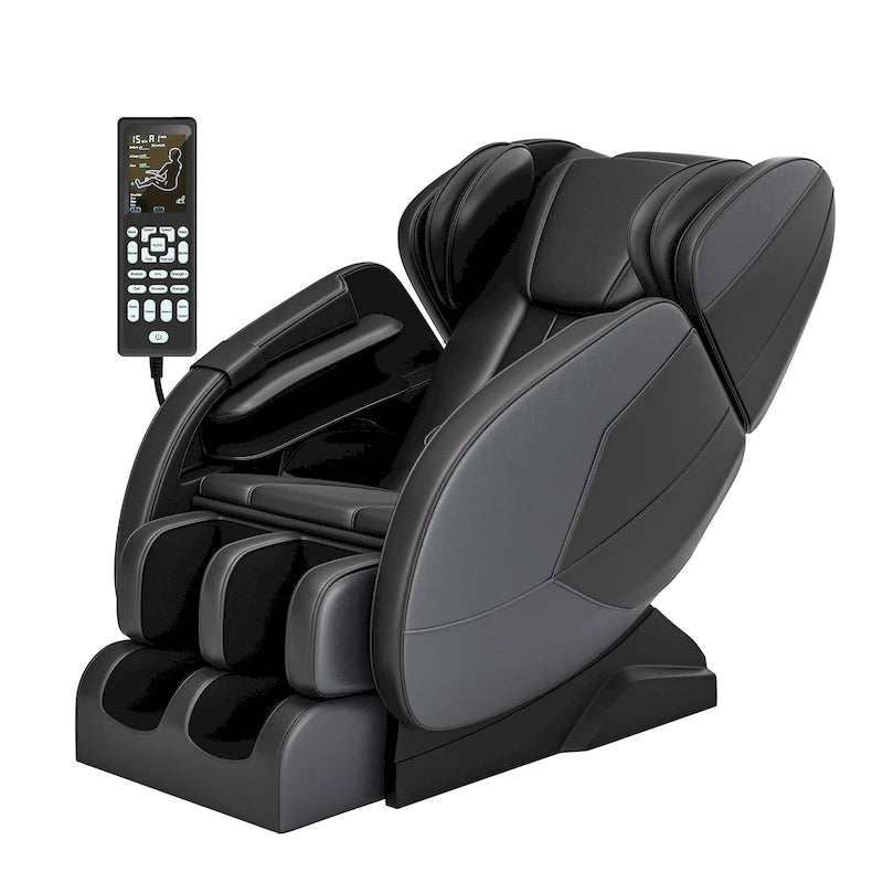 Fauteuil de massage corporel chauffant avec mode zéro gravité et lecteur de musique Bluetooth