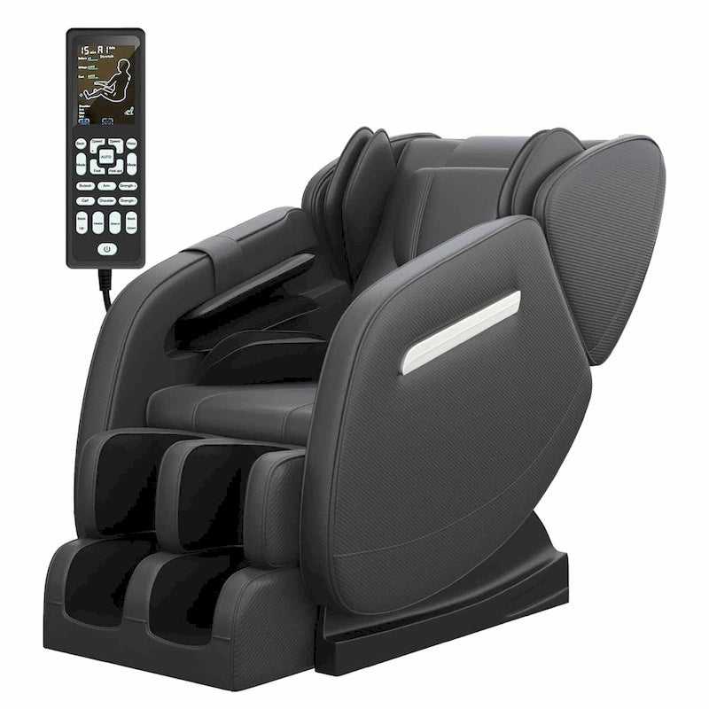 Fauteuil de massage corporel chauffant avec mode zéro gravité et lecteur de musique Bluetooth