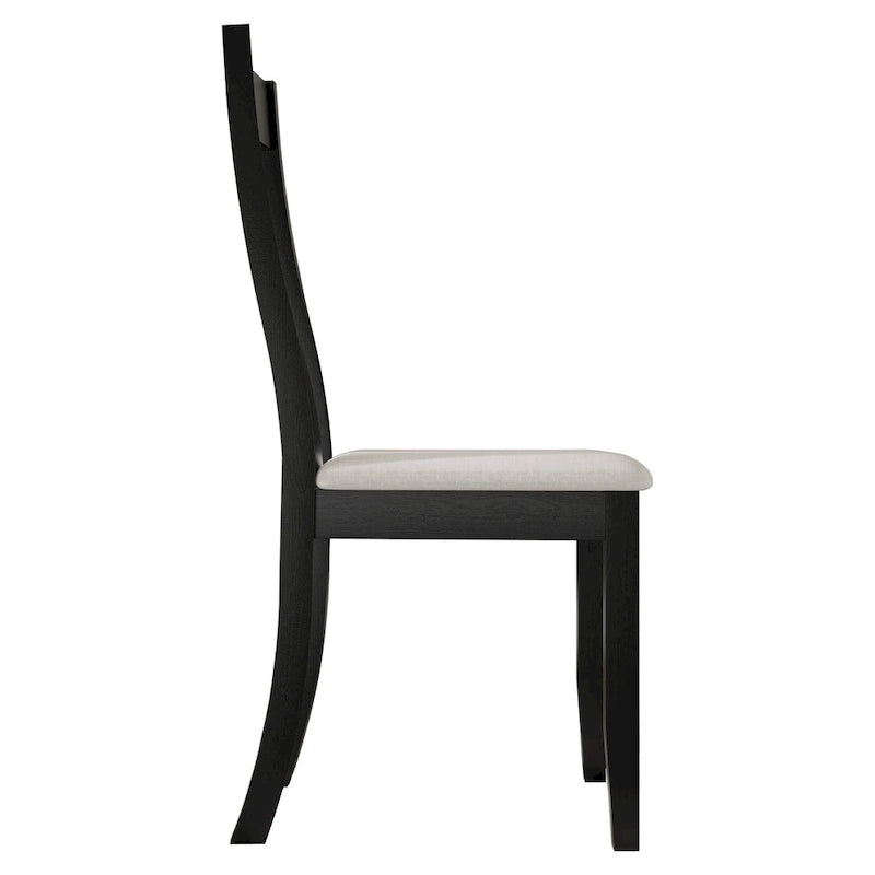 Chaises de salle à manger en bois de style vintage (lot de 2) - S.O.