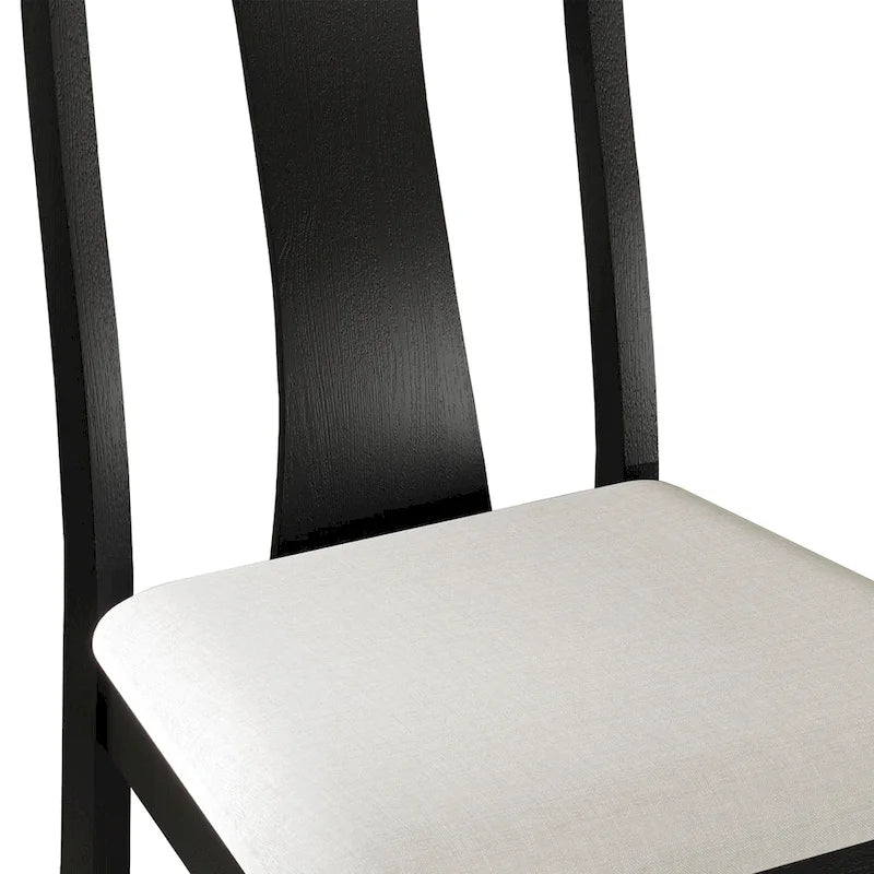 Chaises de salle à manger en bois de style vintage (lot de 2) - S.O.