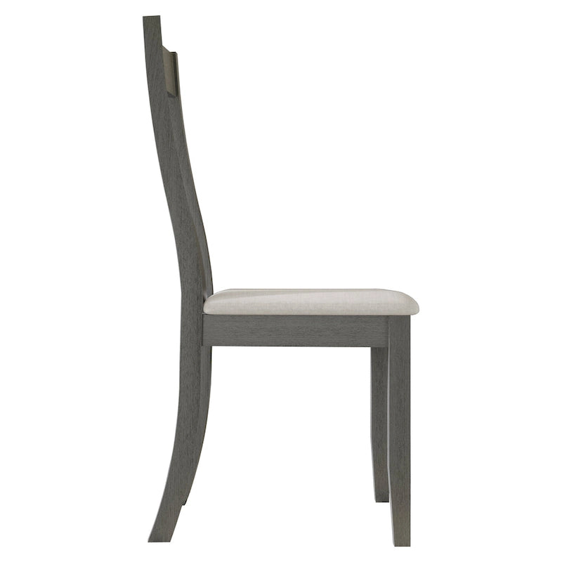 Chaises de salle à manger en bois de style vintage (lot de 2) - S.O.