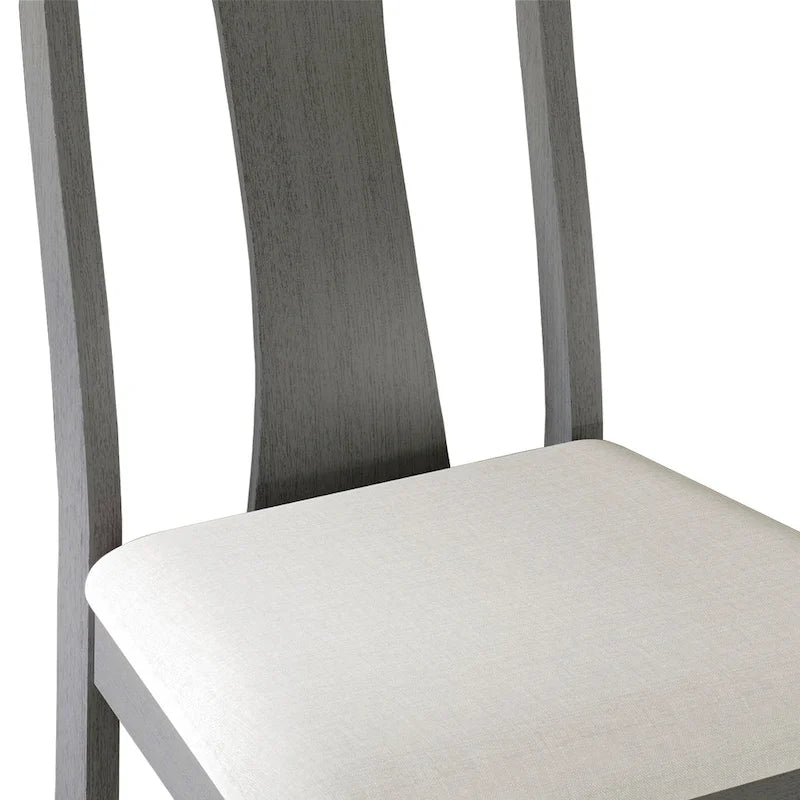 Chaises de salle à manger en bois de style vintage (lot de 2) - S.O.