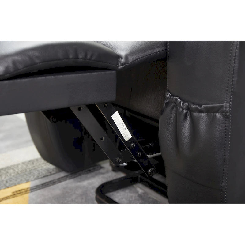 Fauteuil inclinable releveur en cuir PU pour personnes âgées