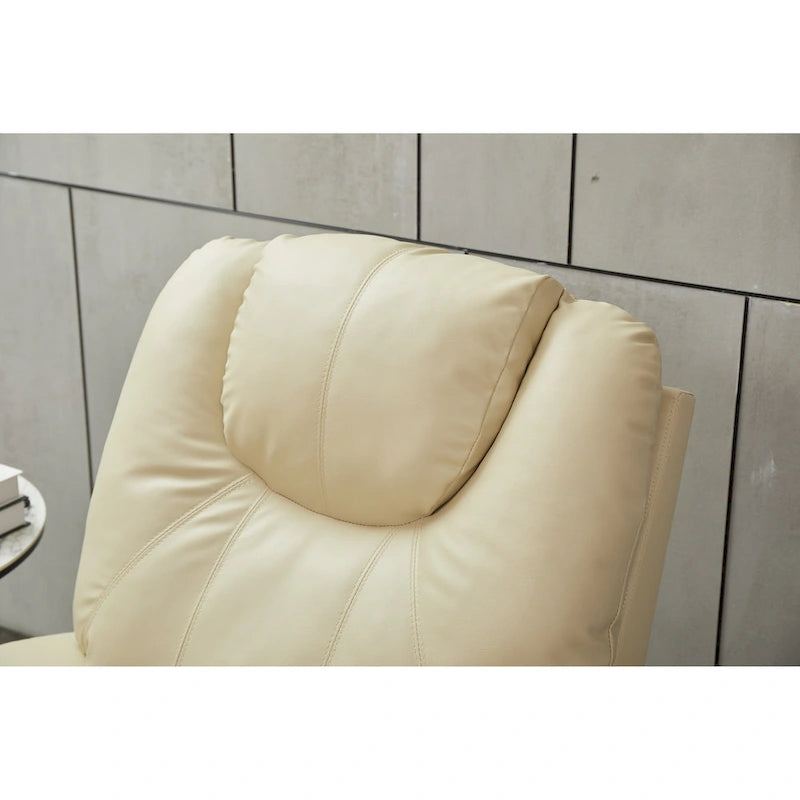Fauteuil inclinable releveur en cuir PU pour personnes âgées