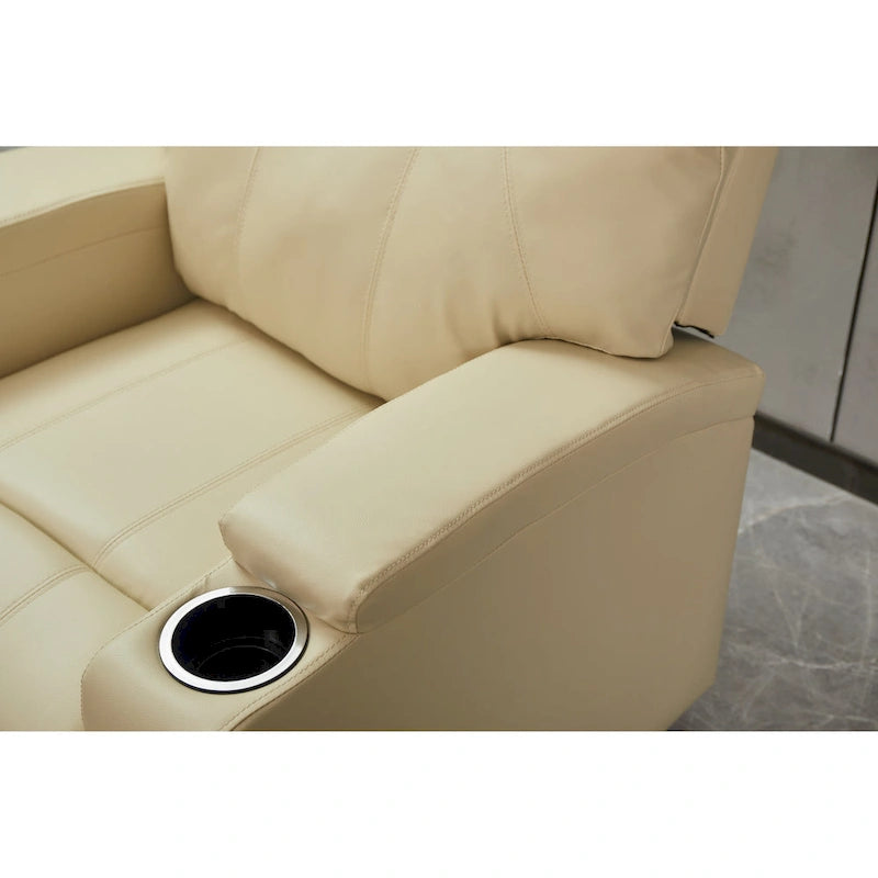 Fauteuil inclinable releveur en cuir PU pour personnes âgées