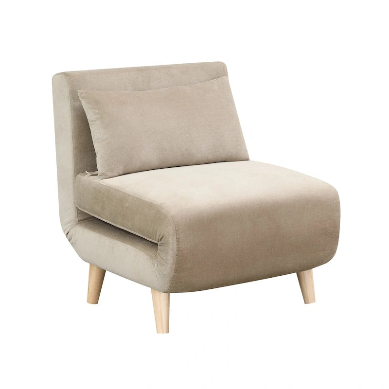 Fauteuil-lit convertible rembourré