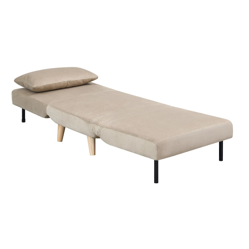 Fauteuil-lit convertible rembourré