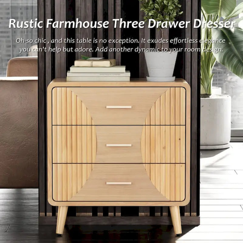 Table de chevet de ferme, Table de chevet de style Mid-Century avec finition artisanale, style bohème, rustique, bois naturel