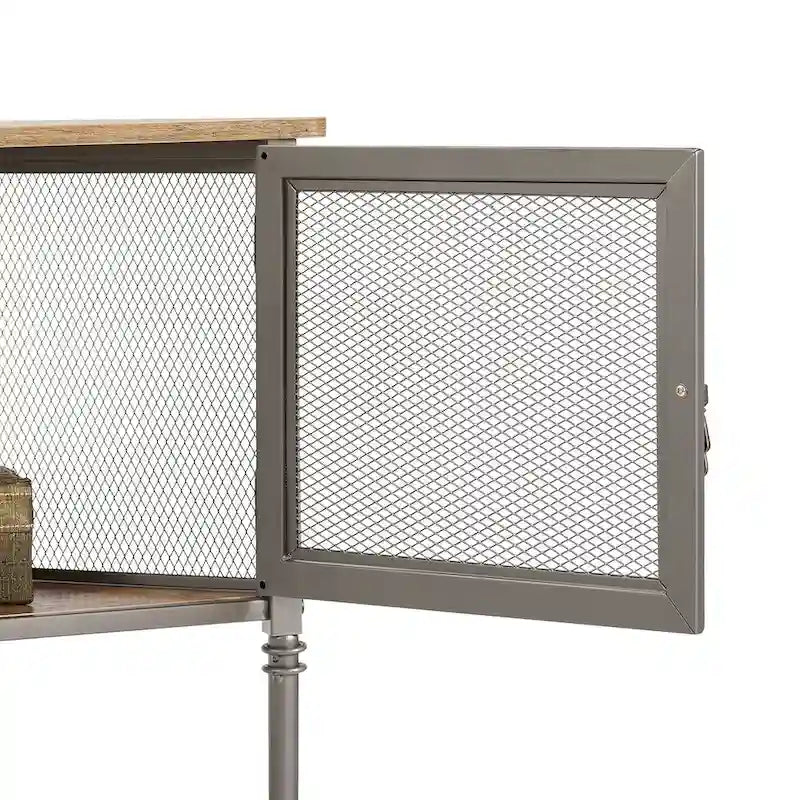 Table d'angle avec tiroir et étagère de rangement – 19.92 x 19.92 x 29.29