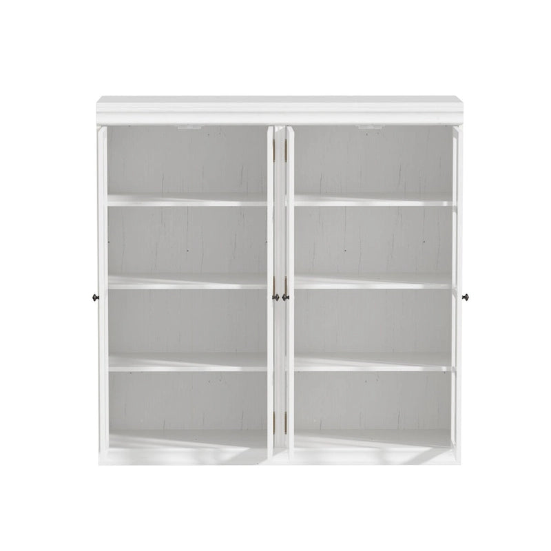 Ensemble de Rangement Sophistiqué : Buffet Bibliothèque Armoire