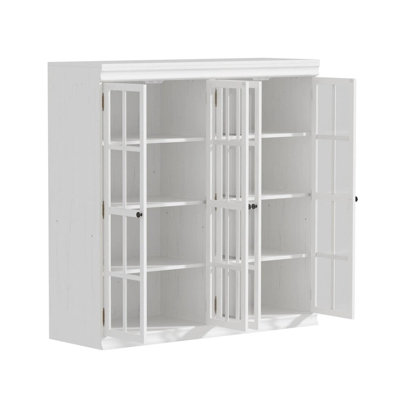 Ensemble de Rangement Sophistiqué : Buffet Bibliothèque Armoire