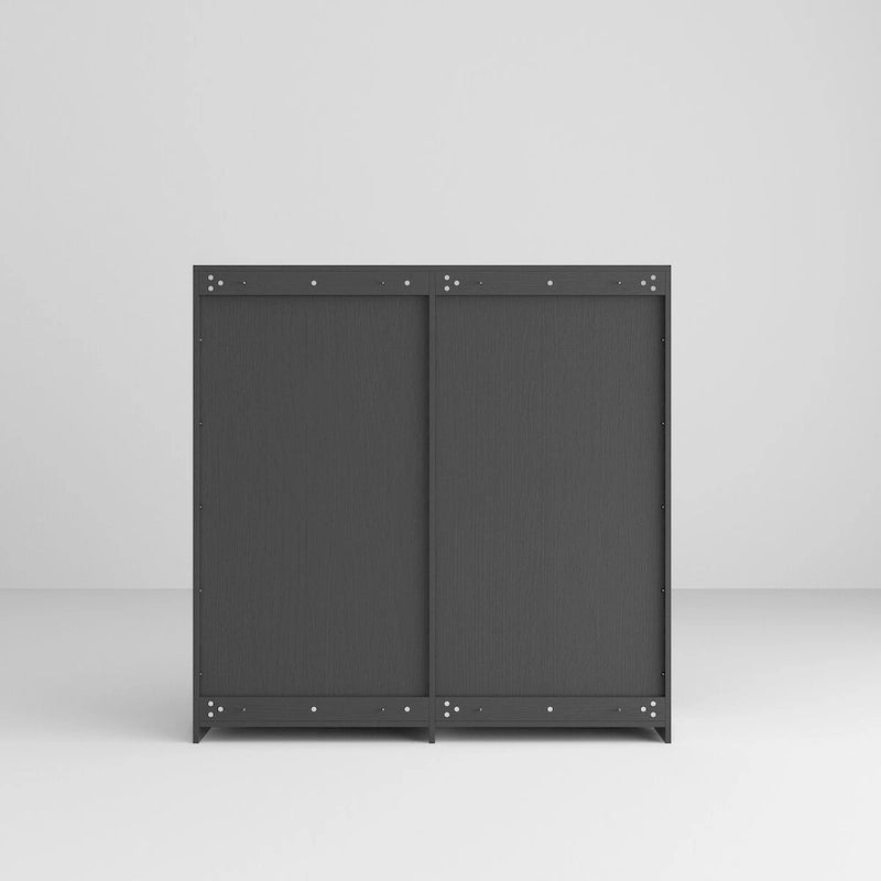 Ensemble de Rangement Sophistiqué : Buffet Bibliothèque Armoire